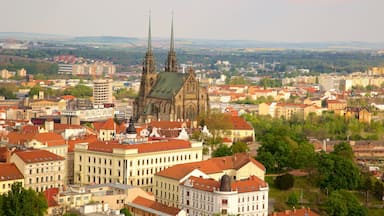 Brno featuring a city