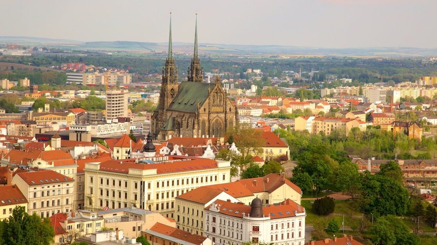 Brno mostrando uma cidade