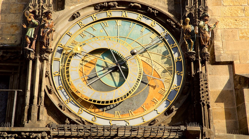 Astronomical Clock showing heritage elements