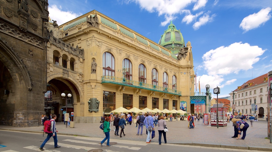 Prague City Center which includes a city, street scenes and heritage architecture