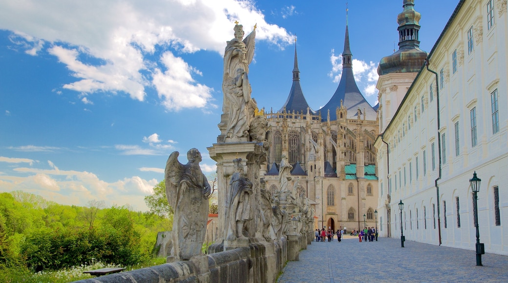 Church of St. Barbara featuring a church or cathedral, heritage architecture and heritage elements