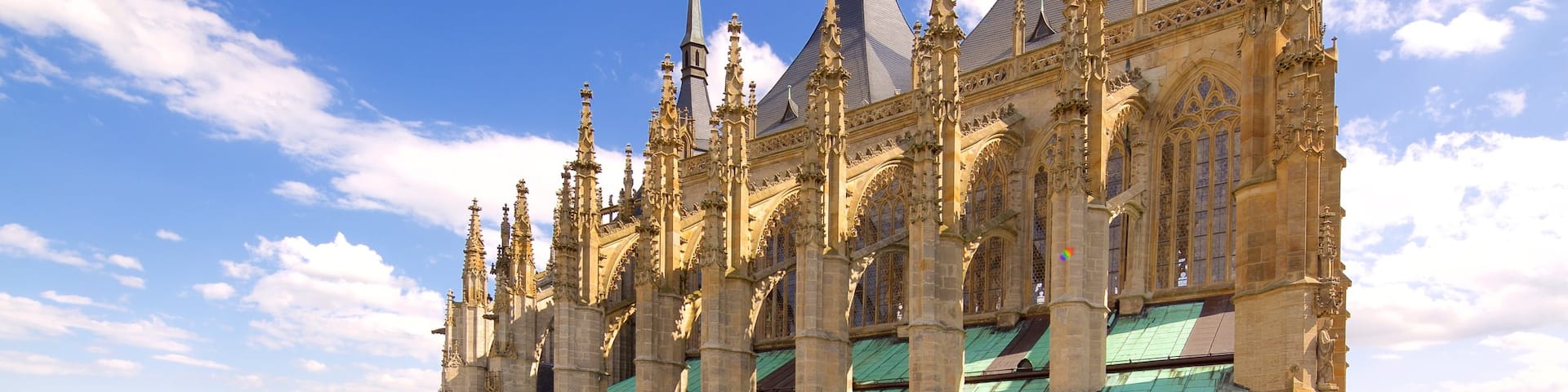 Church of St. Barbara showing a church or cathedral and heritage elements