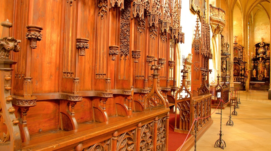 Church of St. Barbara showing heritage architecture, a church or cathedral and heritage elements