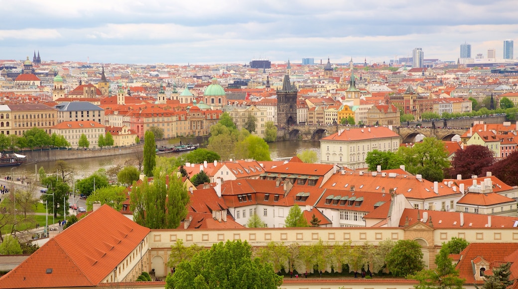 Prague featuring a city