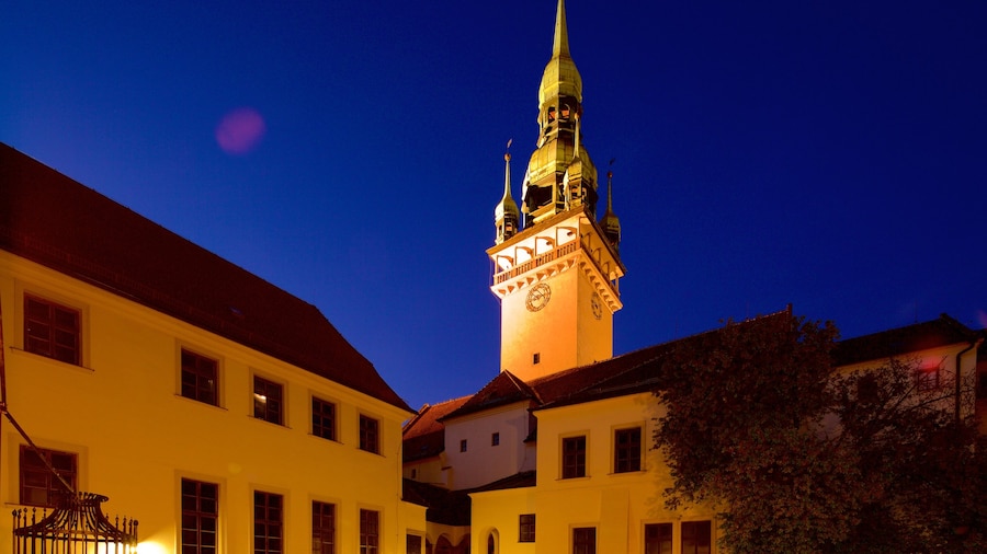 Brno có tính năng cảnh đêm