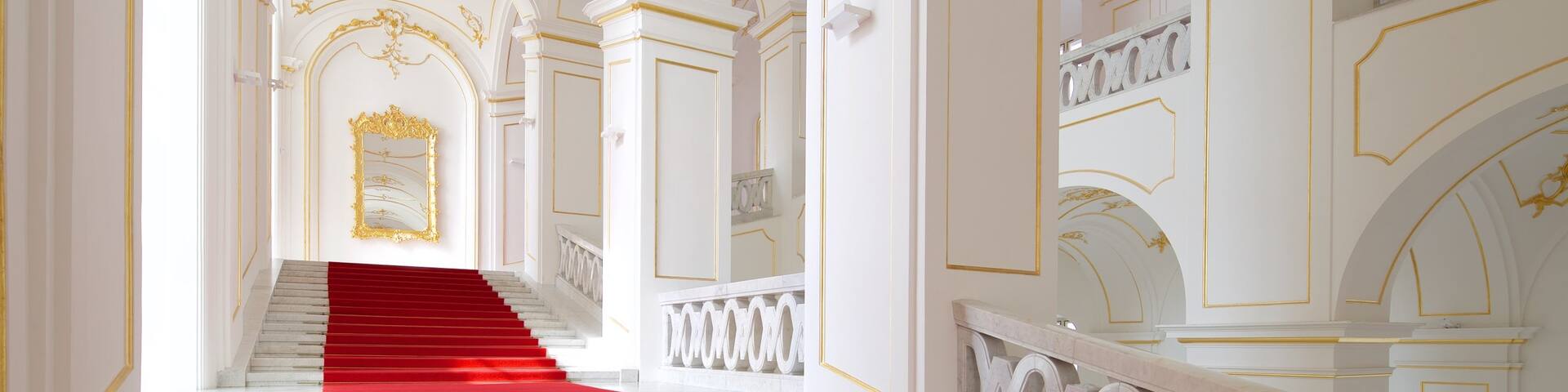 Bratislava Castle which includes a castle, heritage elements and interior views