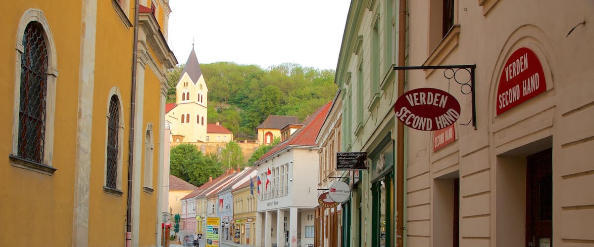 Trenčín mostrando escenas urbanas