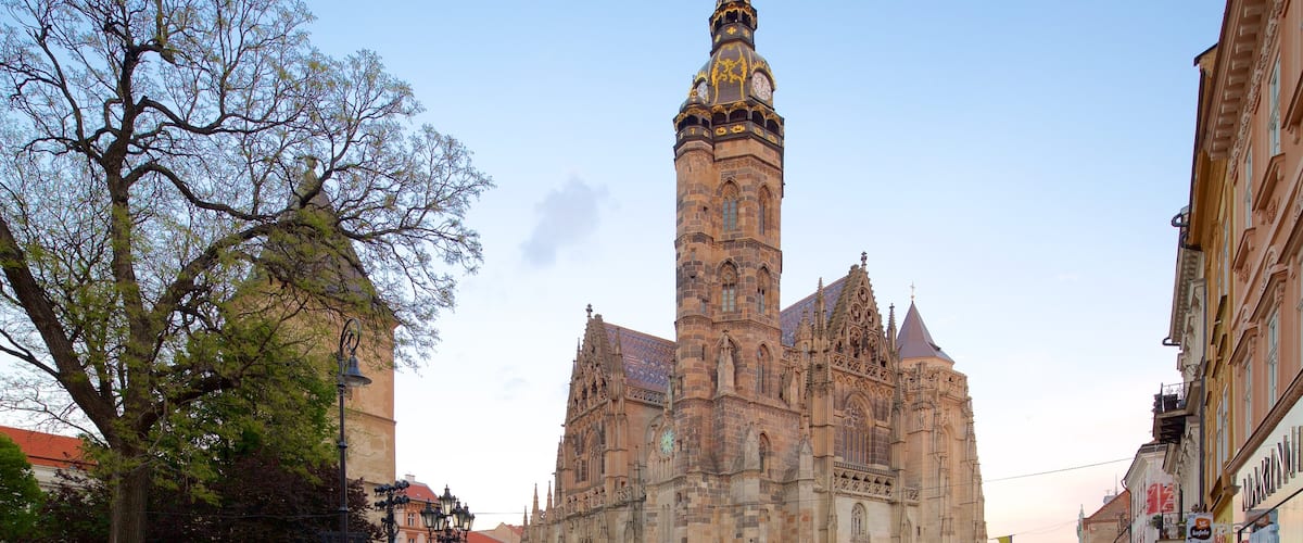 Kosice featuring heritage architecture, a church or cathedral and a city