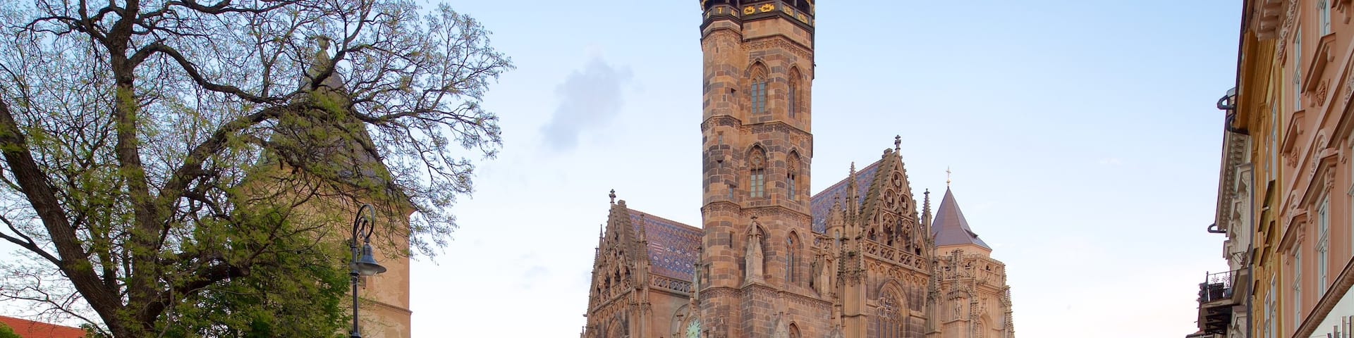 Kosice which includes a church or cathedral, heritage architecture and a city