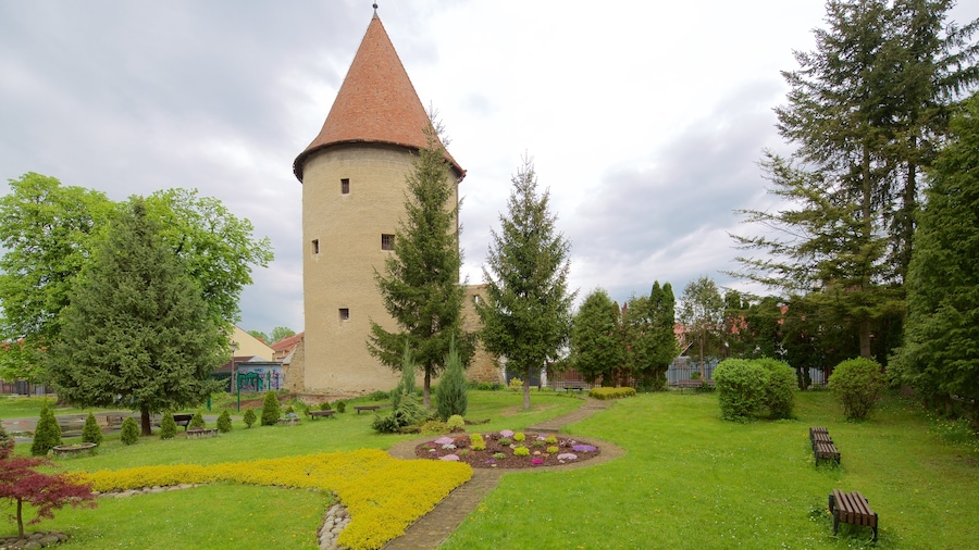 Bardejov caracterizando um parque e elementos de patrimônio