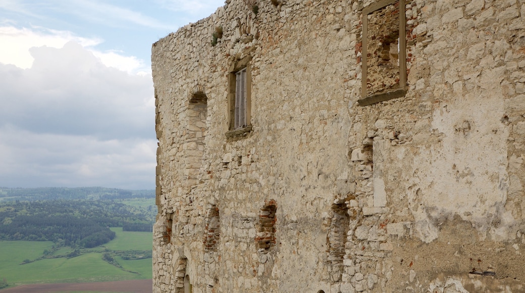 Spissky Castle featuring building ruins, heritage elements and château or palace