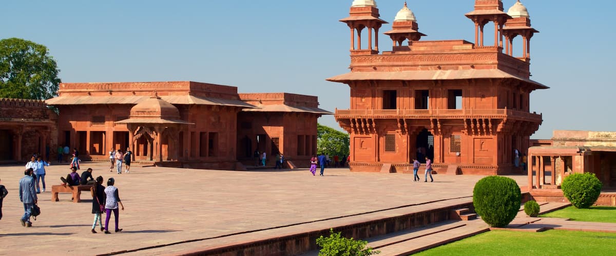 Fatehpur Sikri caracterizando um templo ou local de adoração