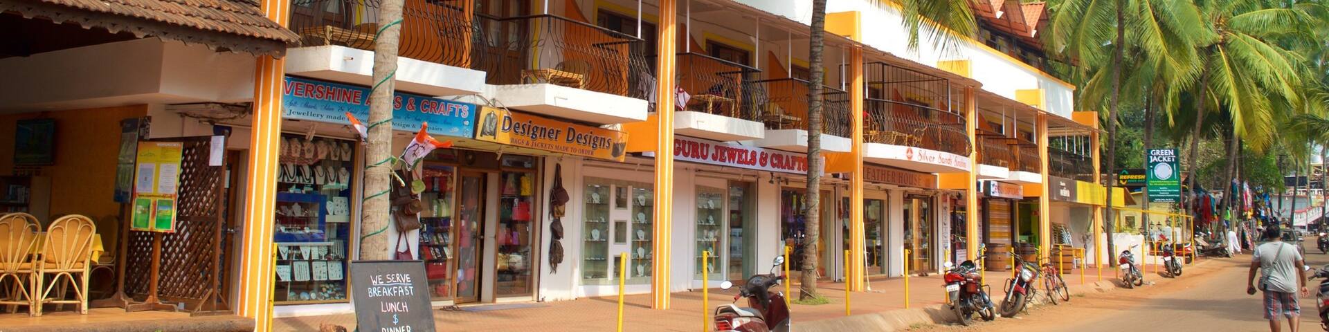 Candolim Beach - Fort Aguada featuring shopping