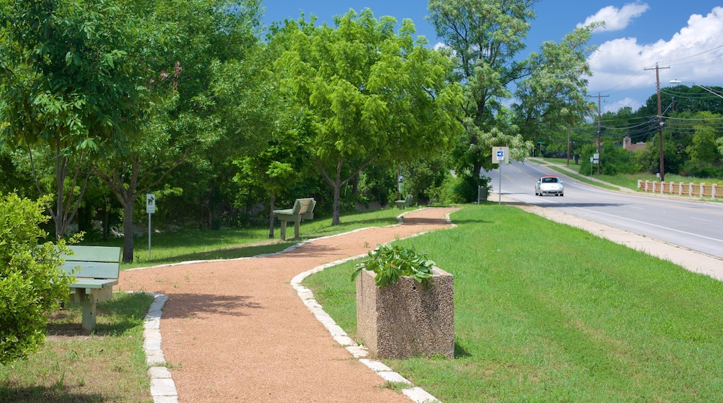 North Central Austin mit einem Umherreisen und Garten