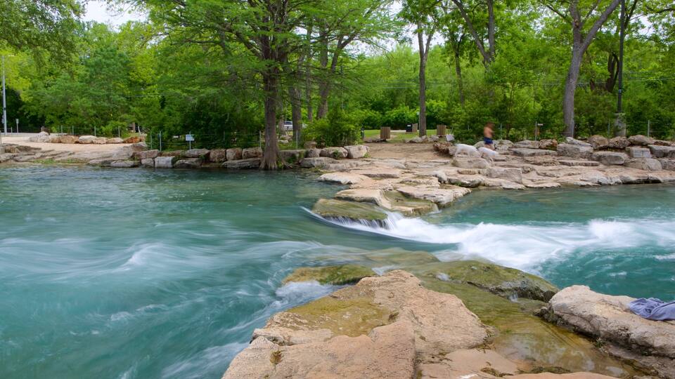 San Marcos featuring a river or creek and forests