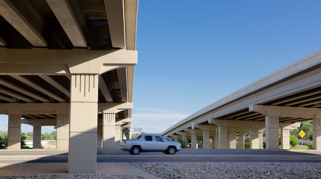 Cedar Park which includes a bridge and vehicle touring