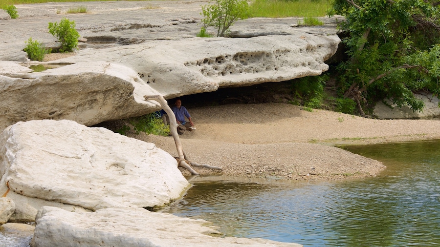 Franklin Park showing a lake or waterhole and a park
