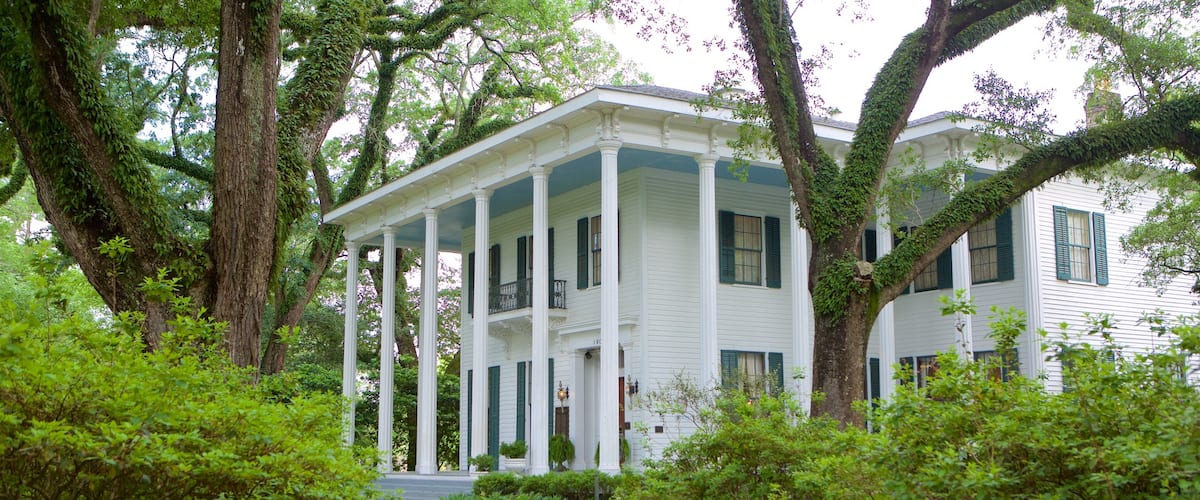 Mobile which includes heritage architecture, a house and a park