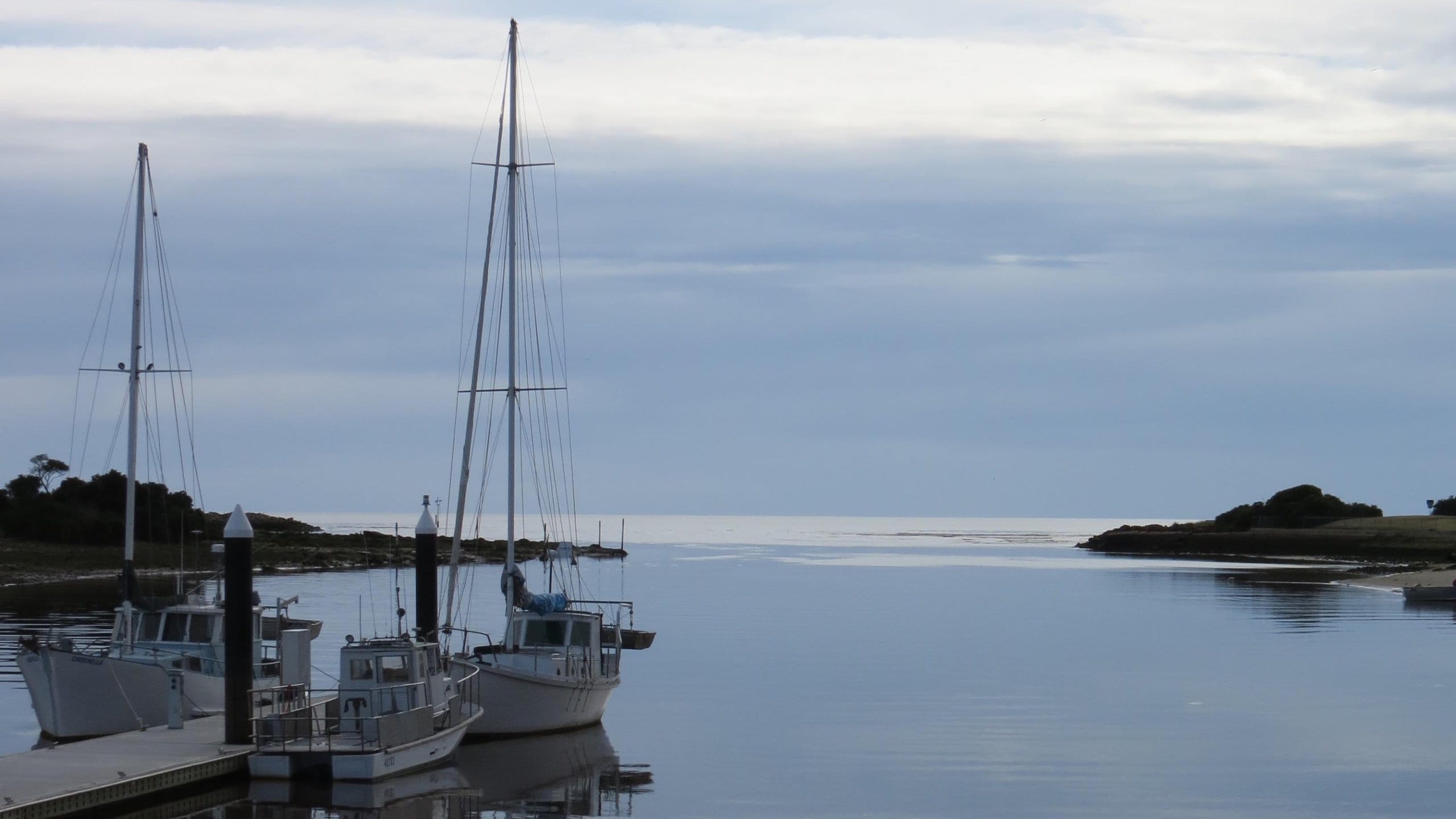 Wynyard which includes a bay or harbor and boating