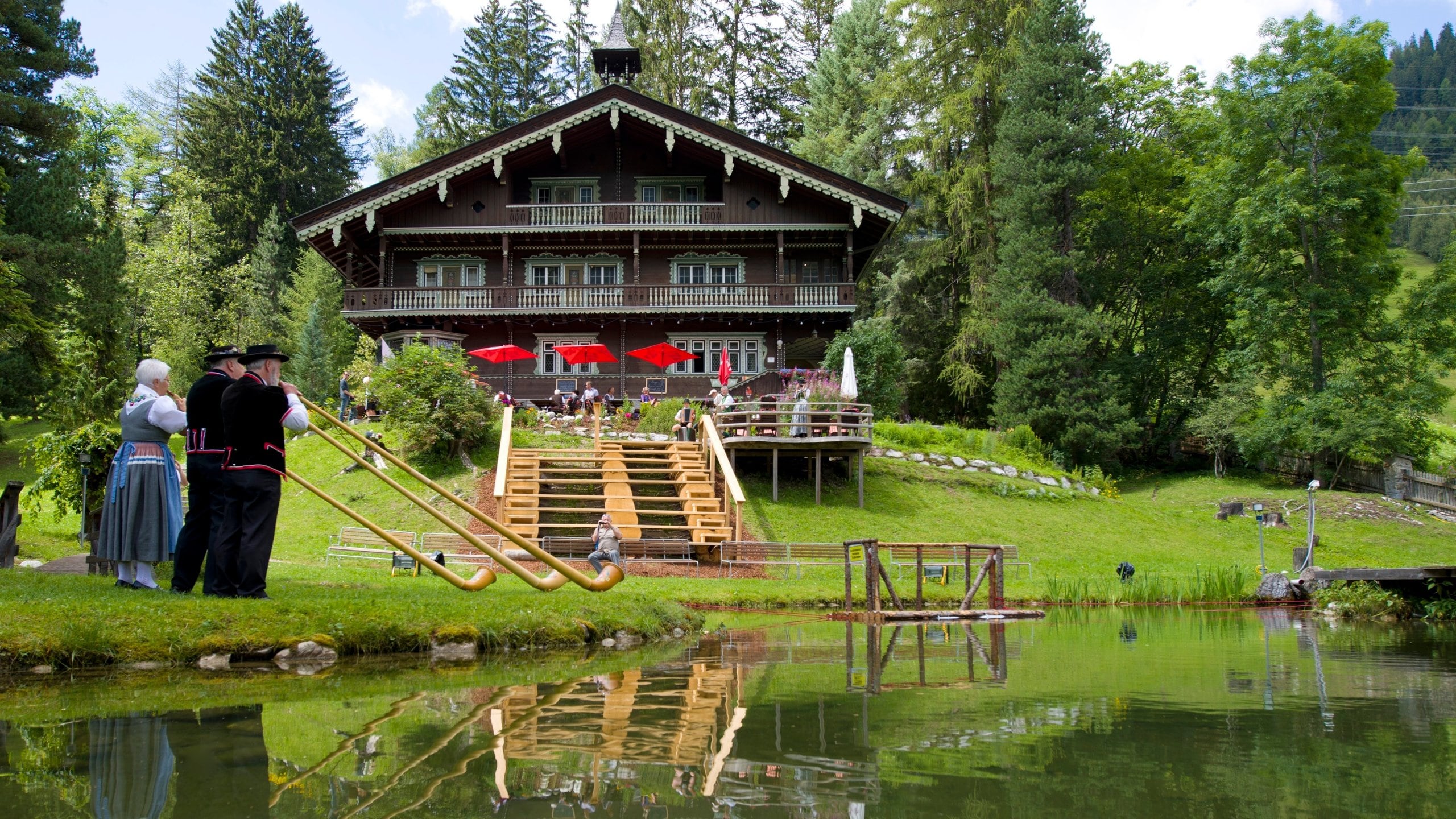 Sankt Anton am Arlberg which includes music, heritage architecture and performance art