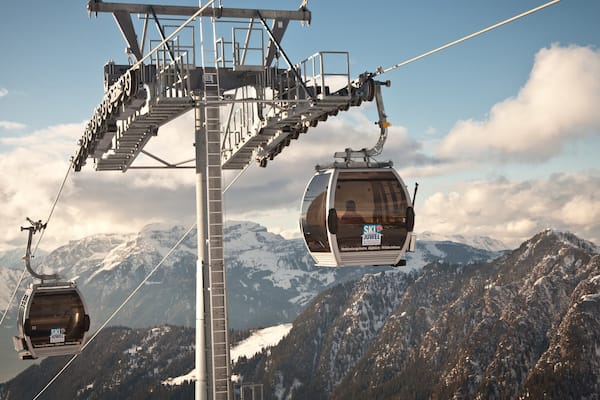 Ski Juwel Alpbachtal Wildschönau das einen Berge, Schnee und Gondel