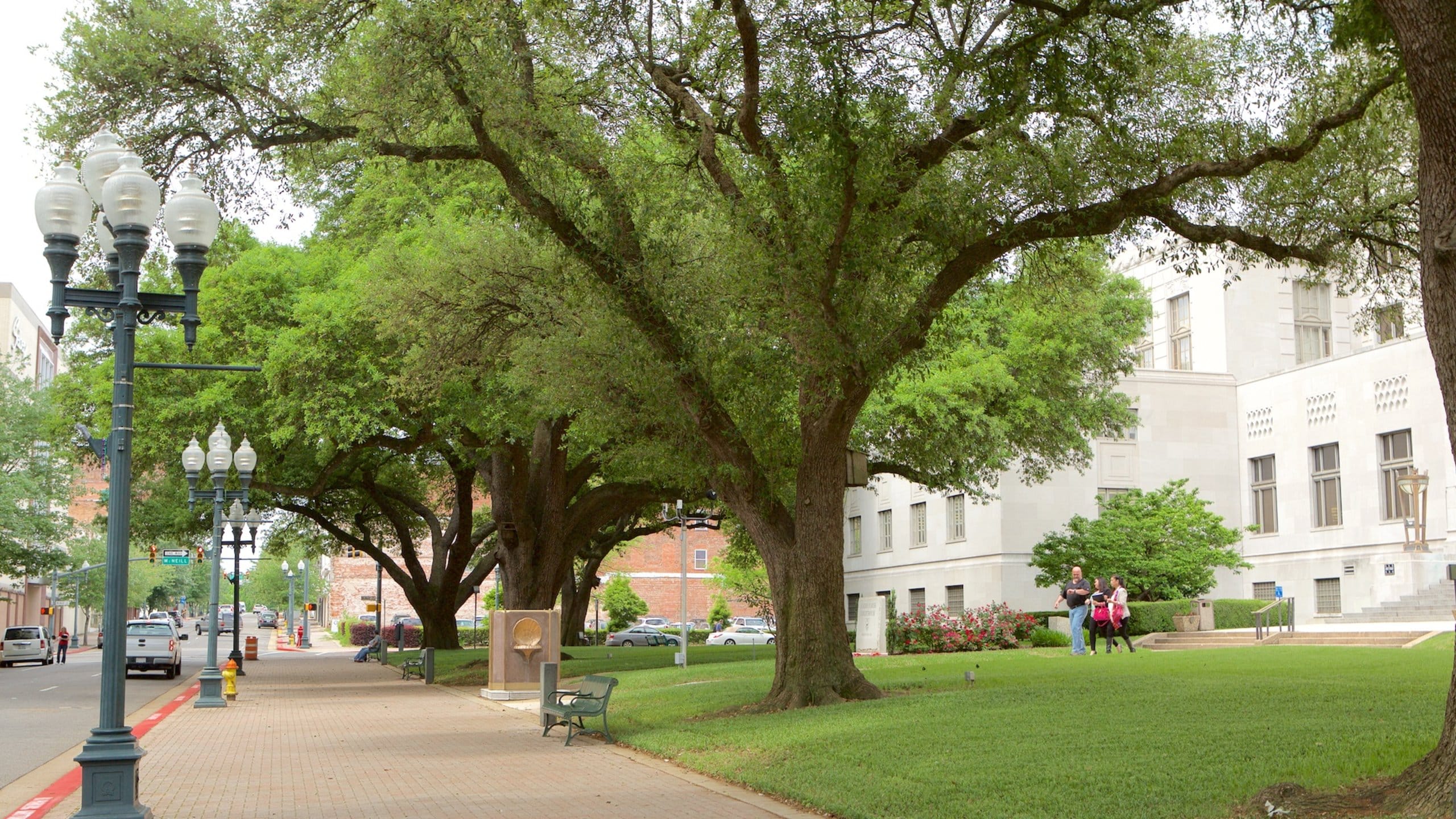 Shreveport que incluye un jardín y una ciudad