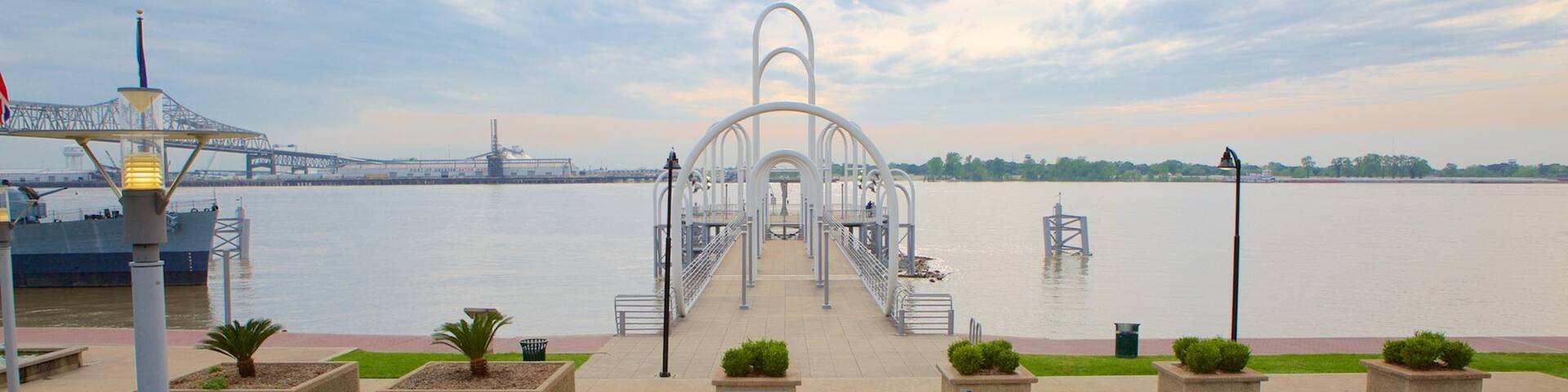 Baton Rouge River Center which includes a river or creek