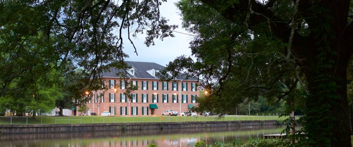 New Iberia mostrando un parque y un río o arroyo