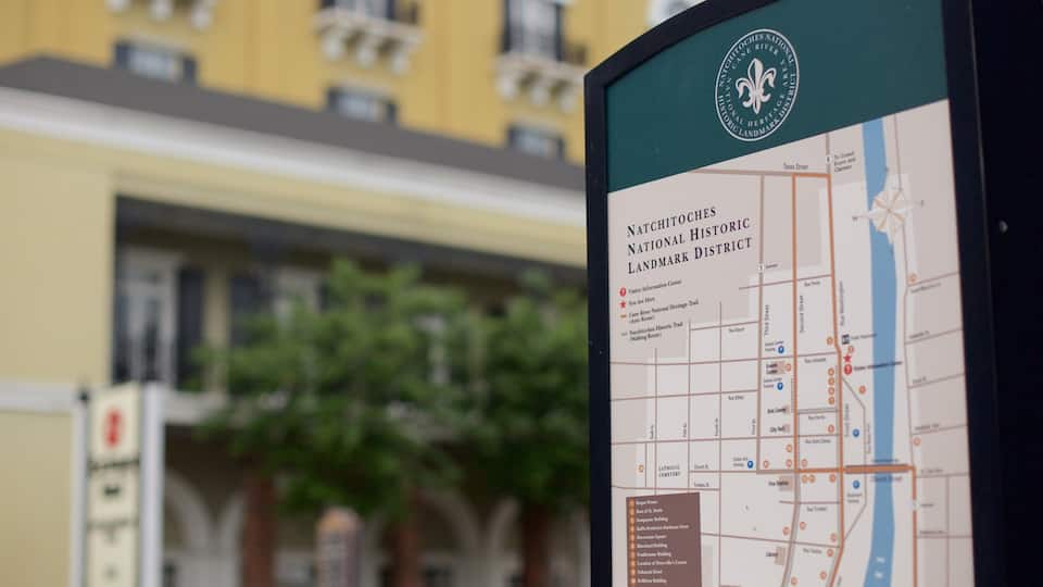 Natchitoches featuring signage
