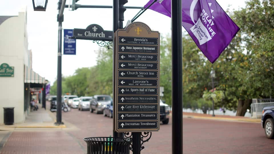Natchitoches featuring signage