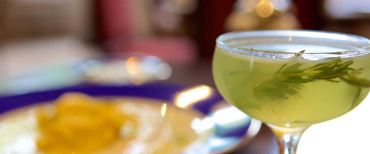 Gonzales showing drinks or beverages