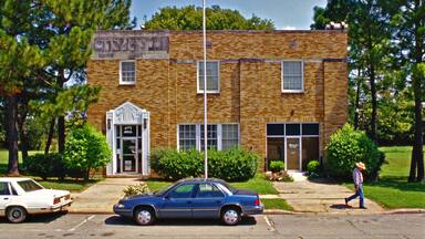 Eudora which includes heritage architecture as well as an individual male