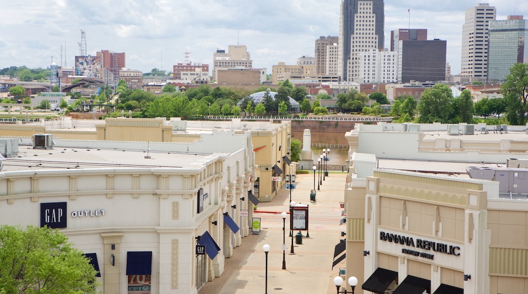 Louisiana Boardwalk featuring a city