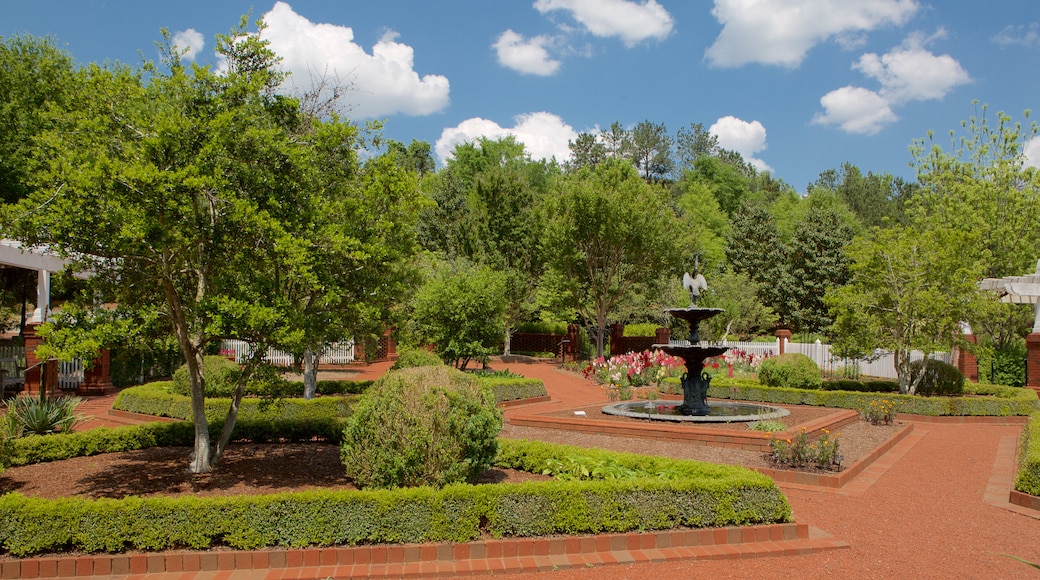 State Botanical Garden of Georgia qui includes parc, fleurs et fontaine