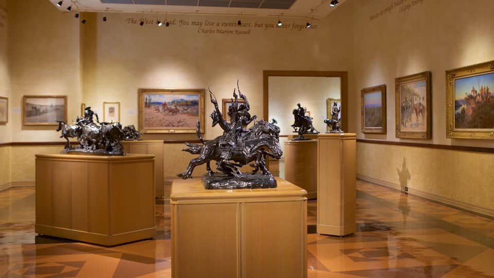 R.W. Norton Art Gallery mostrando vistas interiores