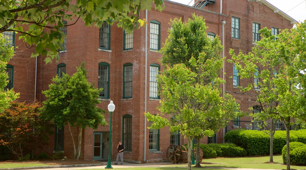 The Augusta Canal Interpretive Center at Enterprise Mill featuring heritage architecture