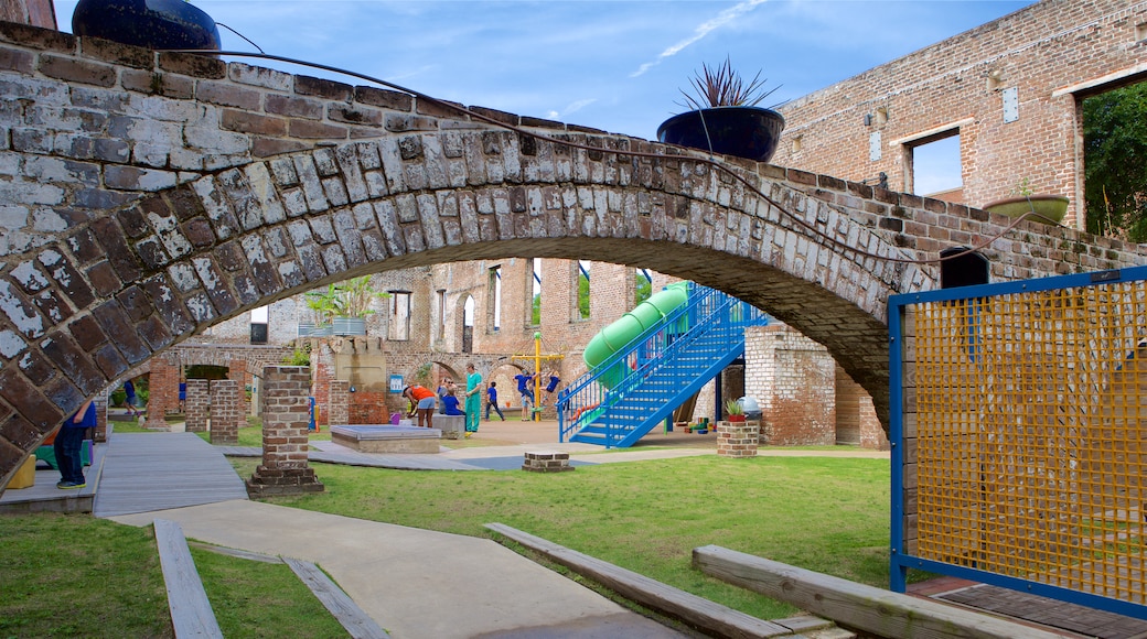 Savannah Children\'s Museum showing a playground and a bridge