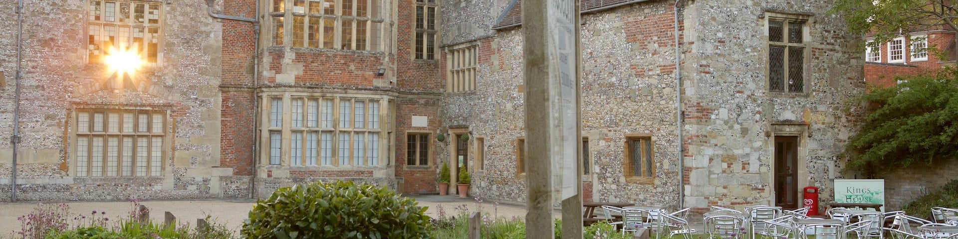 Salisbury and South Wiltshire Museum featuring heritage architecture