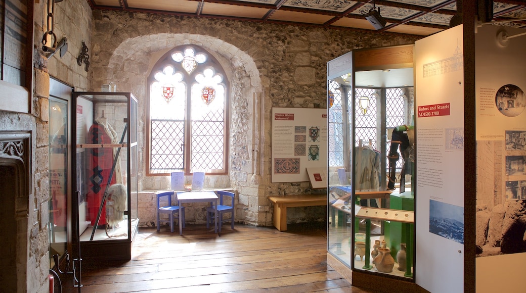 Westgate Museum featuring interior views