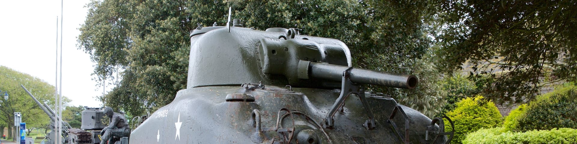Portsmouth D-Day Museum featuring military items and heritage elements
