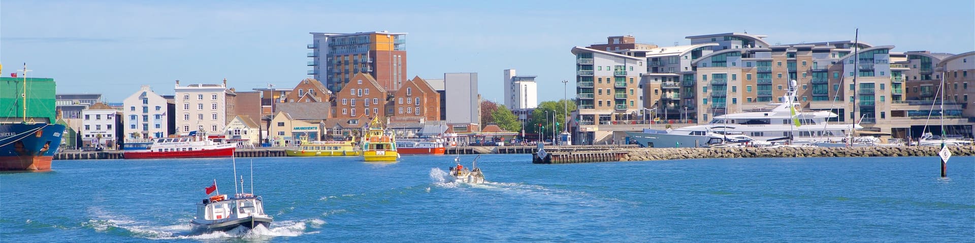Brownsea Island mit einem Fluss oder Bach