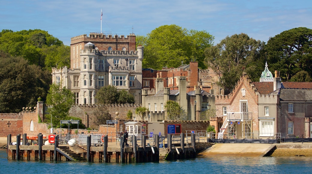 Brownsea Castle featuring heritage architecture