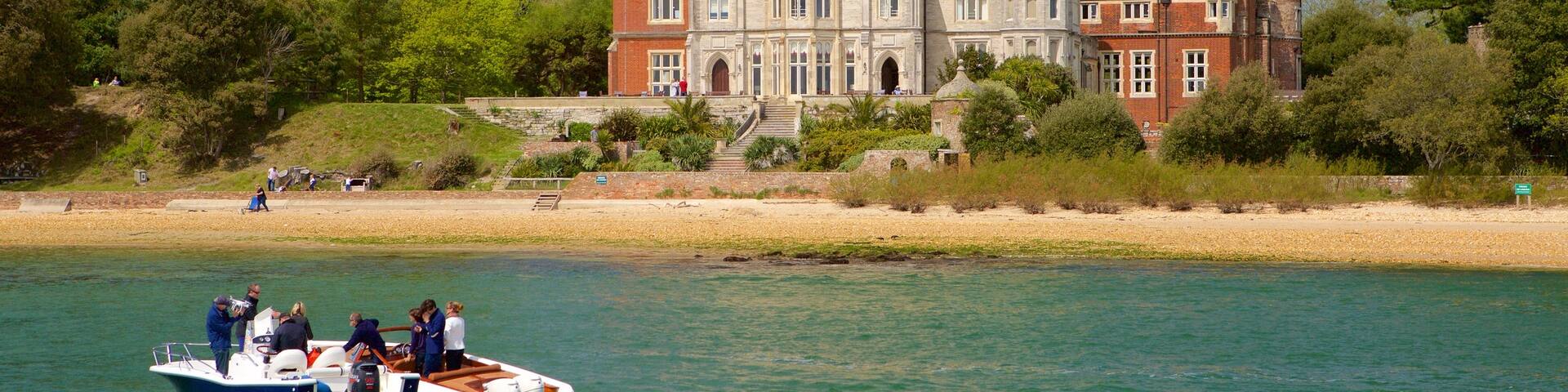 Brownsea Castle featuring heritage architecture