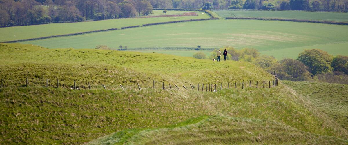 Maiden Castle mostrando escenas tranquilas