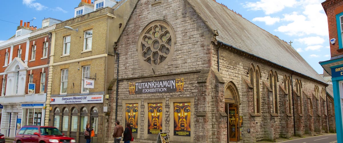 Tutankhamun: The Exhibition montrant patrimoine architectural