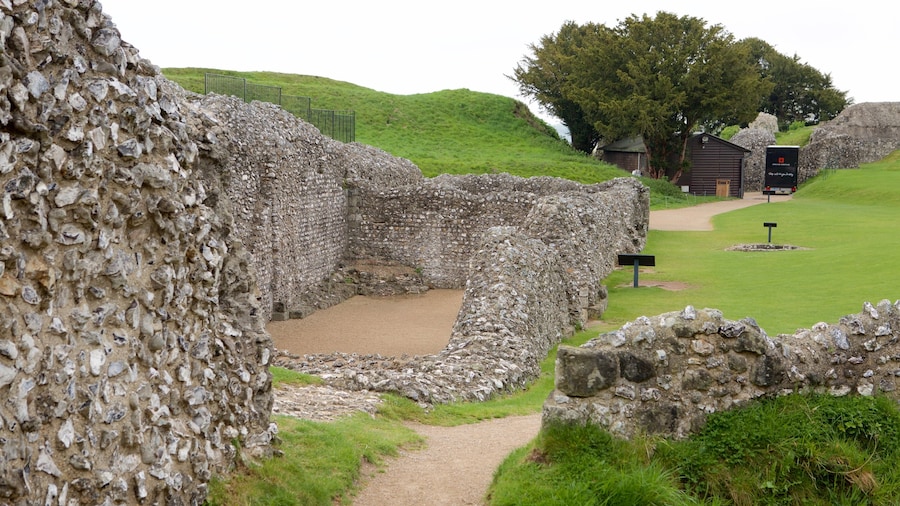 Old Sarum which includes heritage elements and building ruins