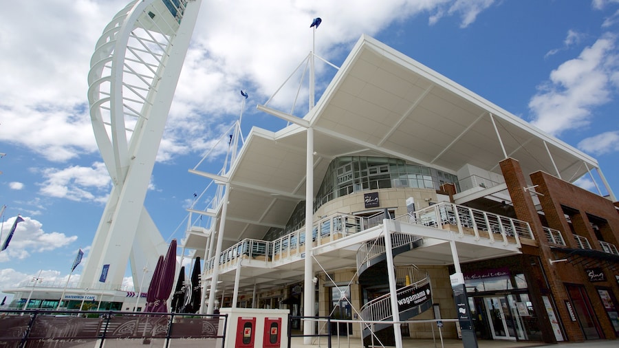 Spinnaker Tower featuring modern architecture
