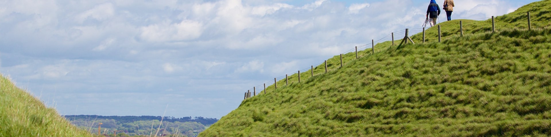 Maiden Castle which includes tranquil scenes as well as a couple