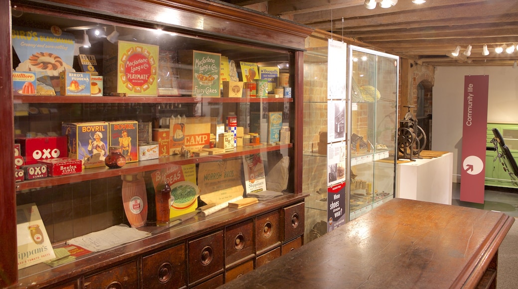 Poole Museum showing interior views