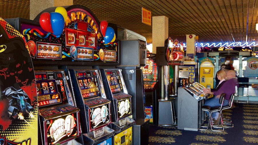 Clarence Pier toont een casino en interieur
